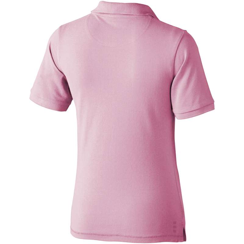 Polo stampata con logo a manica corta da donna - cod. P38081