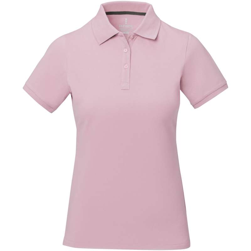 Polo stampata con logo a manica corta da donna - cod. P38081