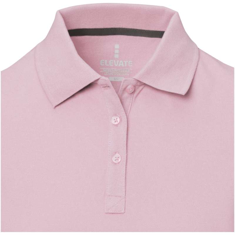 Polo stampata con logo a manica corta da donna - cod. P38081