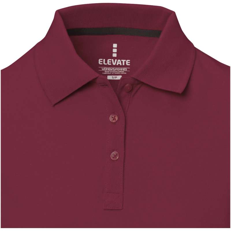 Polo stampata con logo a manica corta da donna - cod. P38081