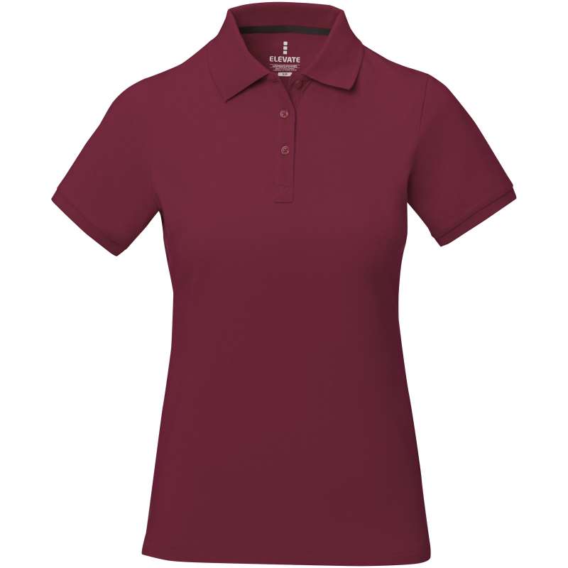 Polo stampata con logo a manica corta da donna - cod. P38081