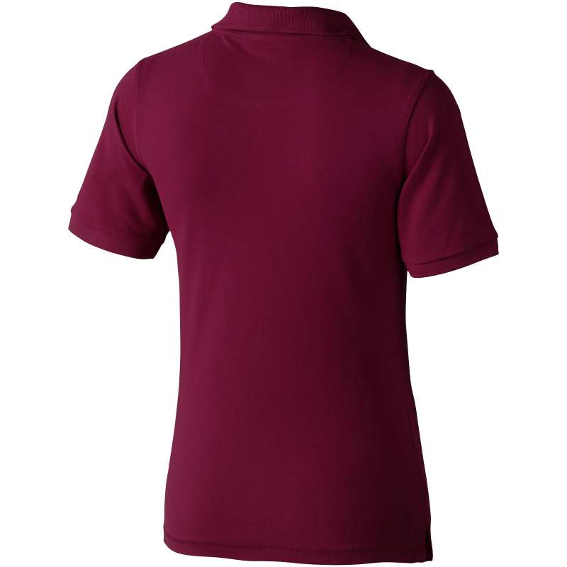 Polo stampata con logo a manica corta da donna - cod. P38081