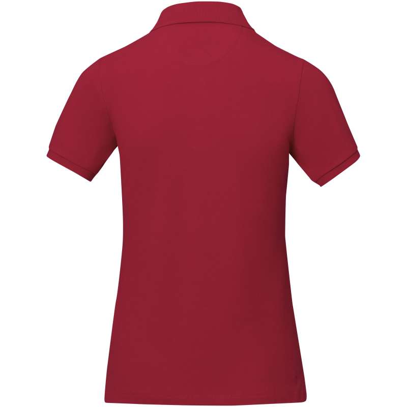 Polo stampata con logo a manica corta da donna - cod. P38081