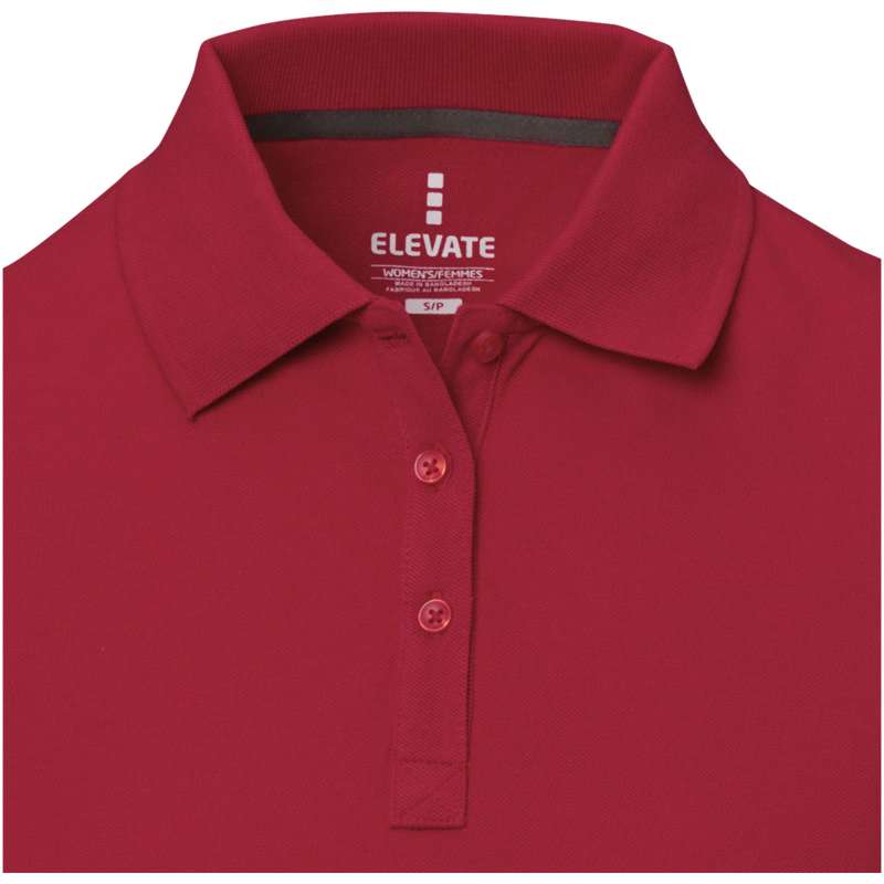 Polo stampata con logo a manica corta da donna - cod. P38081