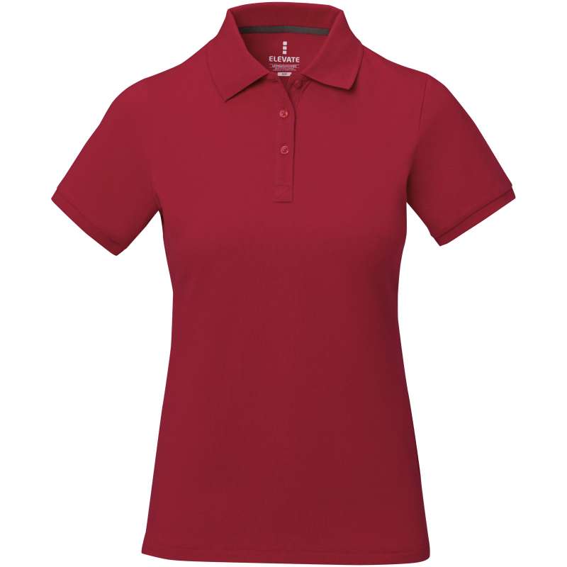 Polo stampata con logo a manica corta da donna - cod. P38081