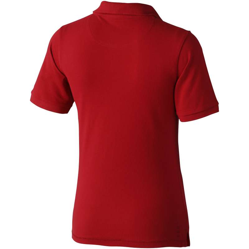 Polo stampata con logo a manica corta da donna - cod. P38081
