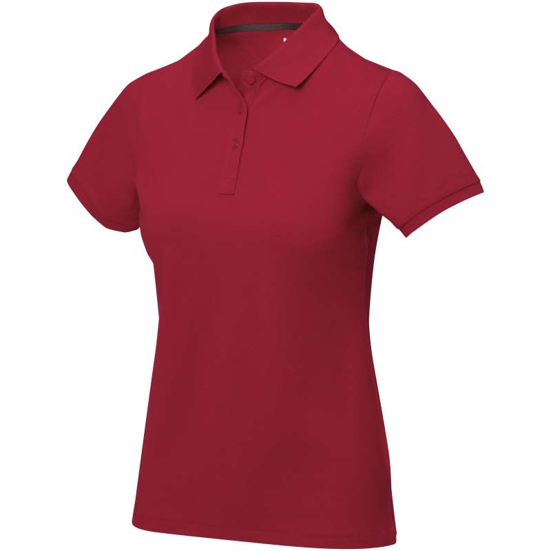 Polo stampata con logo a manica corta da donna - cod. P38081