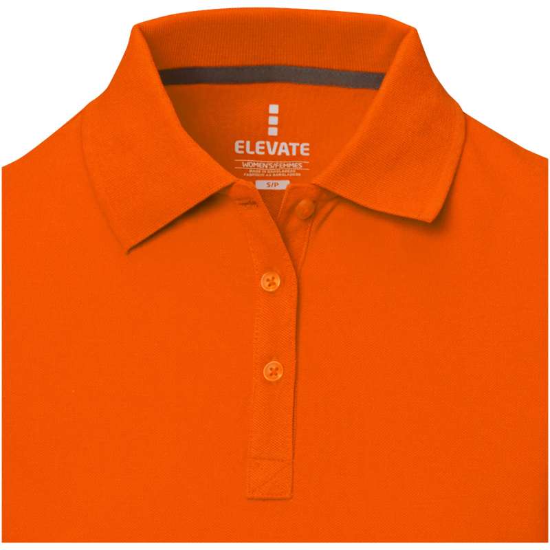 Polo stampata con logo a manica corta da donna - cod. P38081