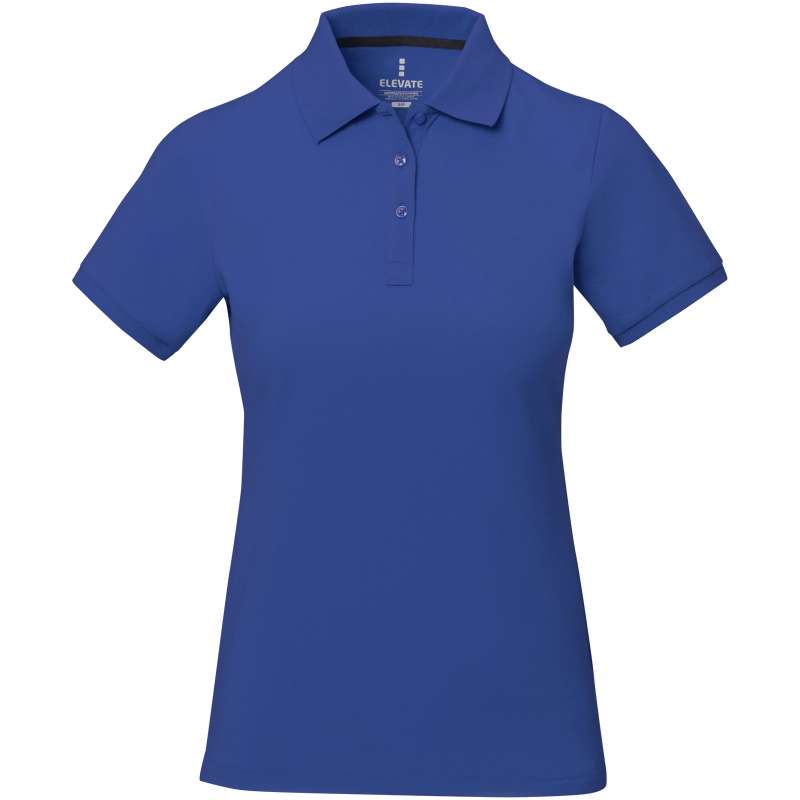 Polo stampata con logo a manica corta da donna - cod. P38081