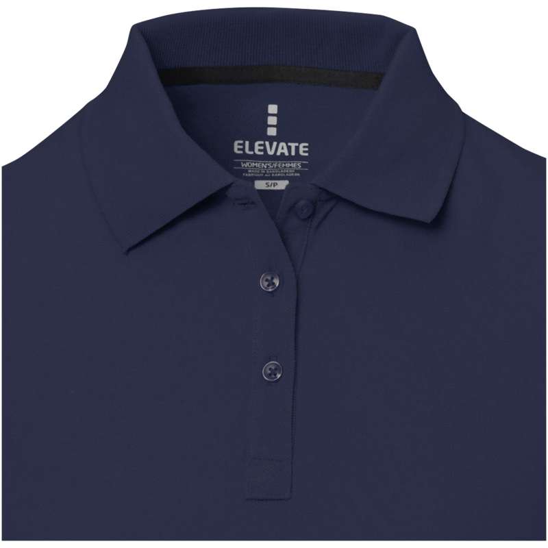 Polo stampata con logo a manica corta da donna - cod. P38081