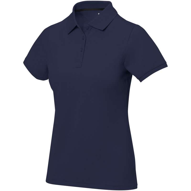 Polo stampata con logo a manica corta da donna - cod. P38081
