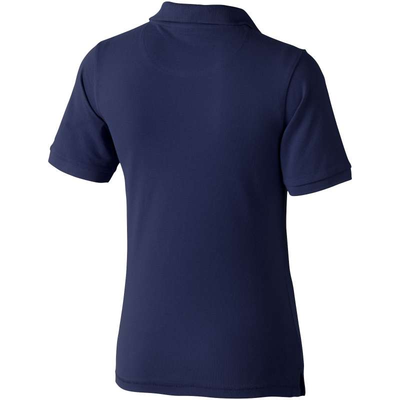 Polo stampata con logo a manica corta da donna - cod. P38081