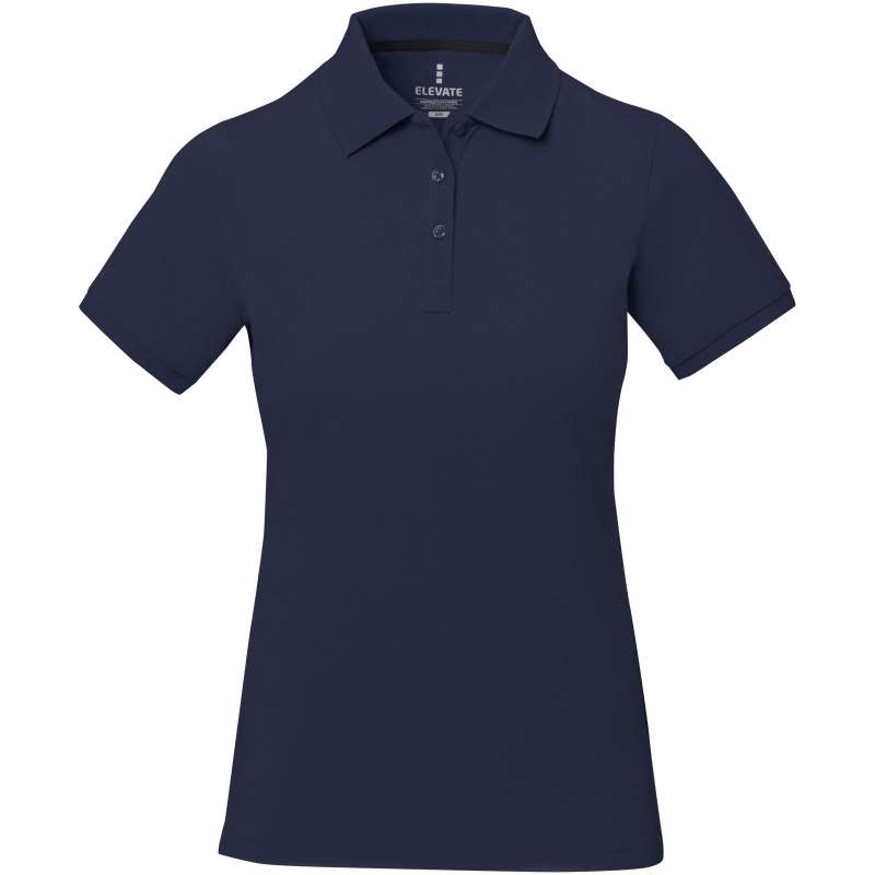Polo stampata con logo a manica corta da donna - cod. P38081