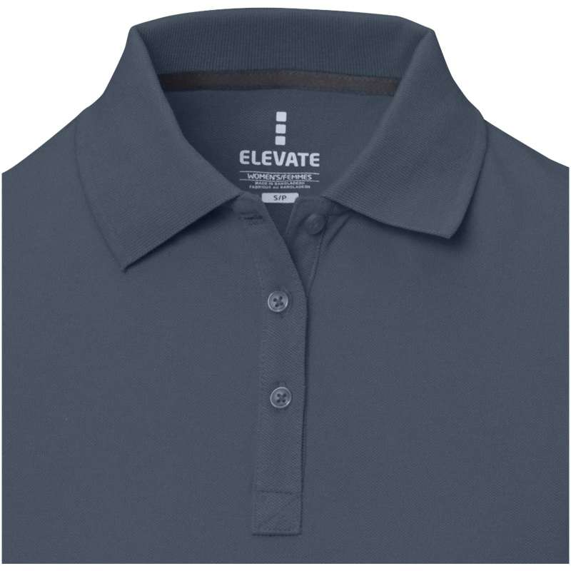 Polo stampata con logo a manica corta da donna - cod. P38081