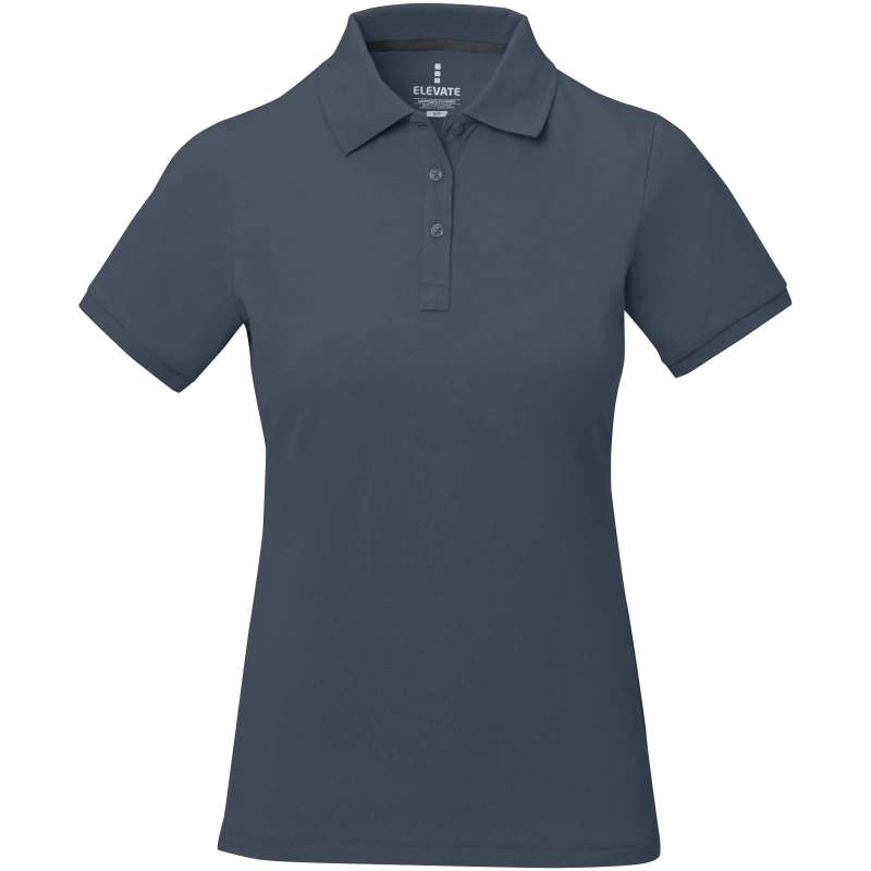 Polo stampata con logo a manica corta da donna - cod. P38081