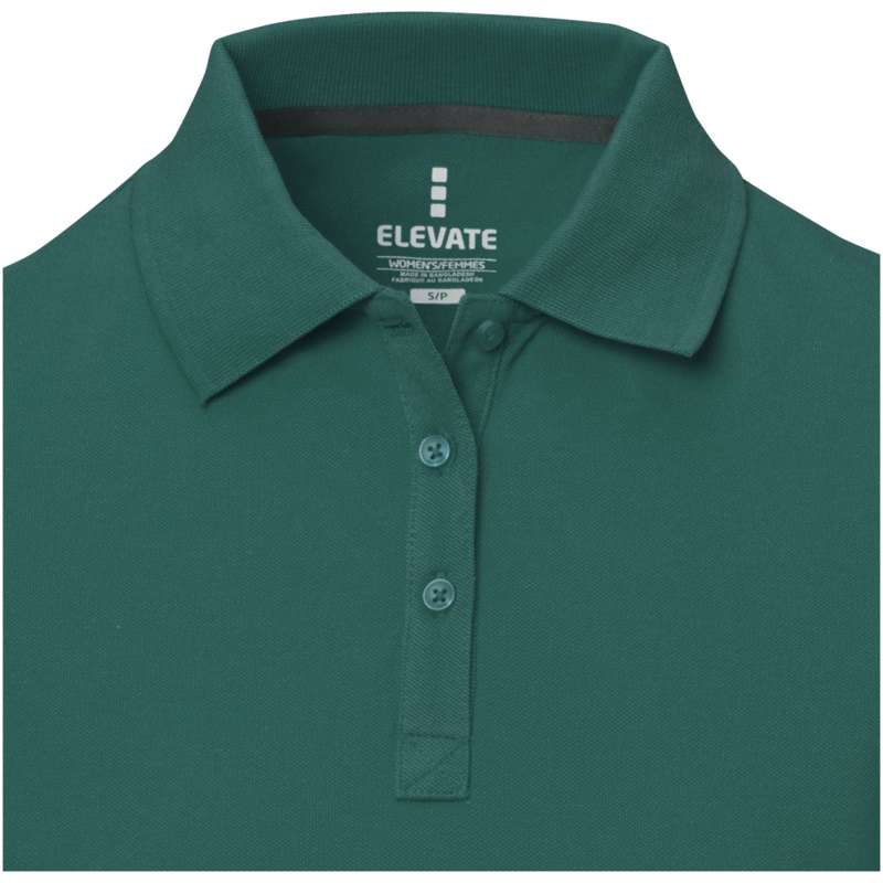 Polo stampata con logo a manica corta da donna - cod. P38081