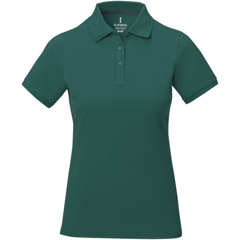 Polo stampata con logo a manica corta da donna - cod. P38081