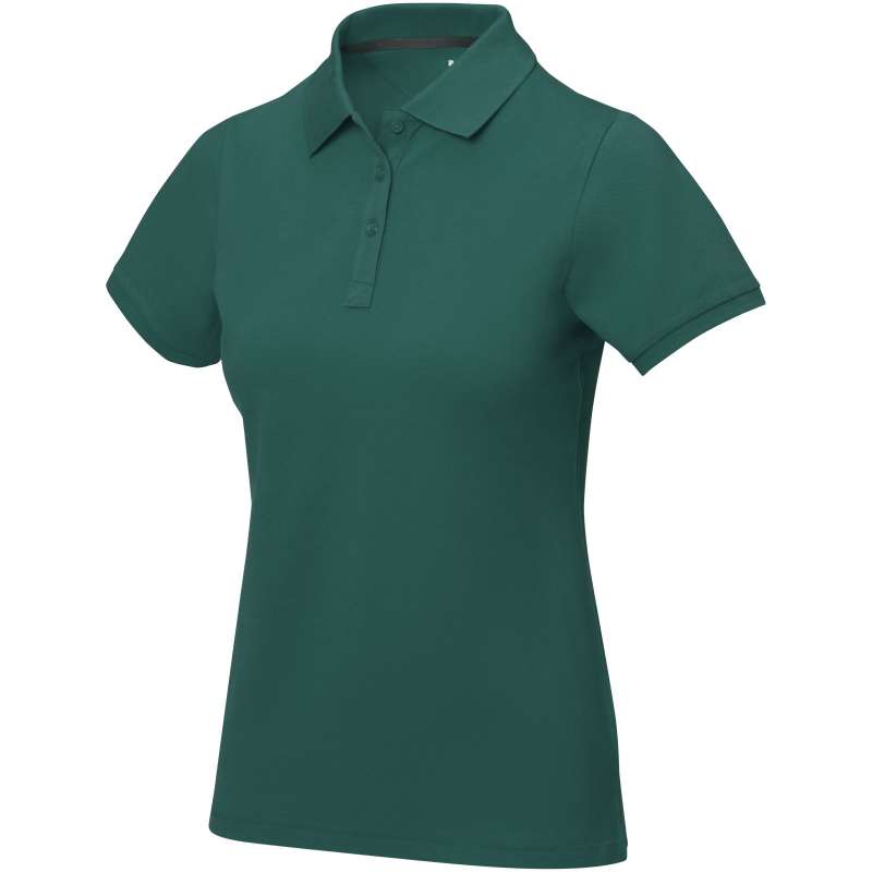 Polo stampata con logo a manica corta da donna - cod. P38081