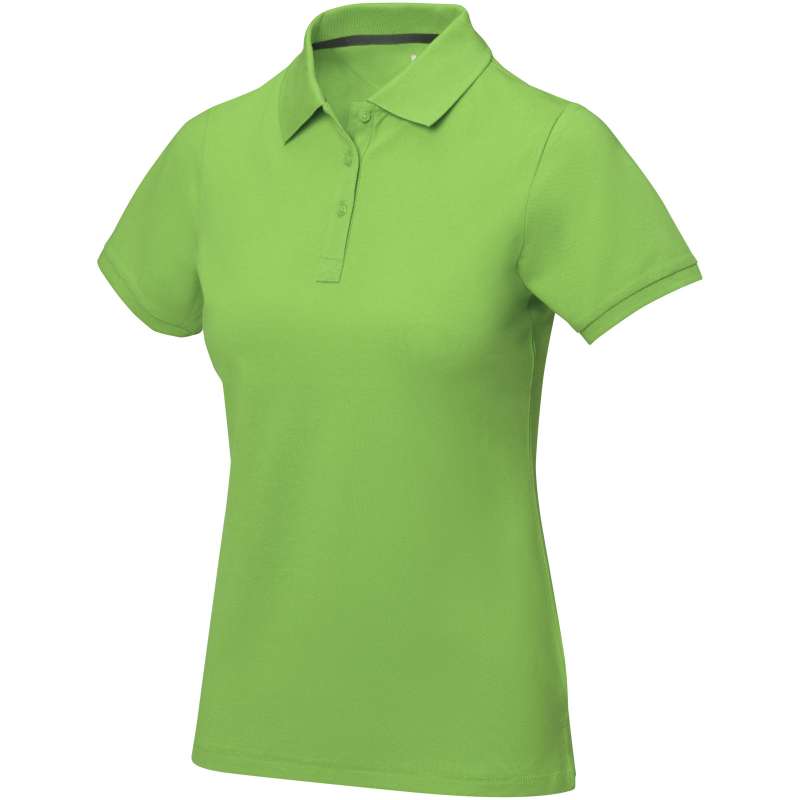 Polo stampata con logo a manica corta da donna - cod. P38081