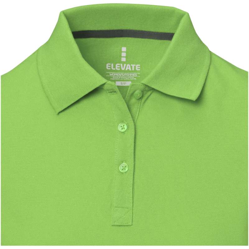 Polo stampata con logo a manica corta da donna - cod. P38081