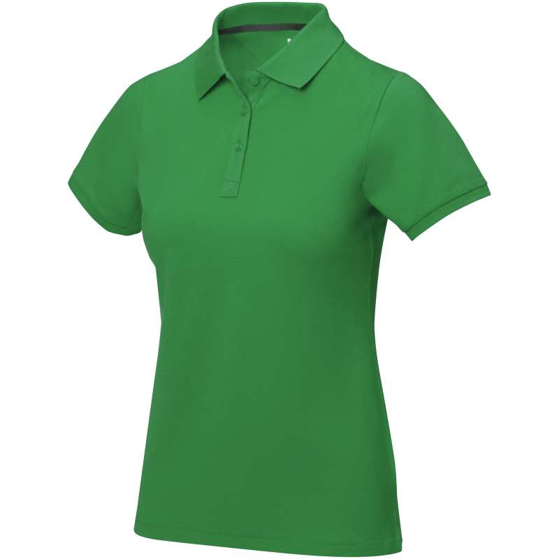 Polo stampata con logo a manica corta da donna - cod. P38081
