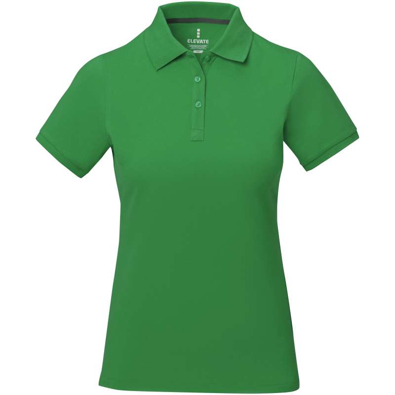 Polo stampata con logo a manica corta da donna - cod. P38081