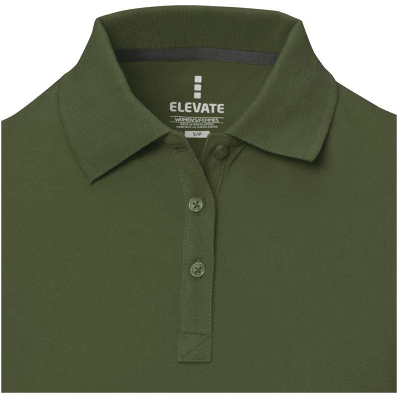 Polo stampata con logo a manica corta da donna - cod. P38081
