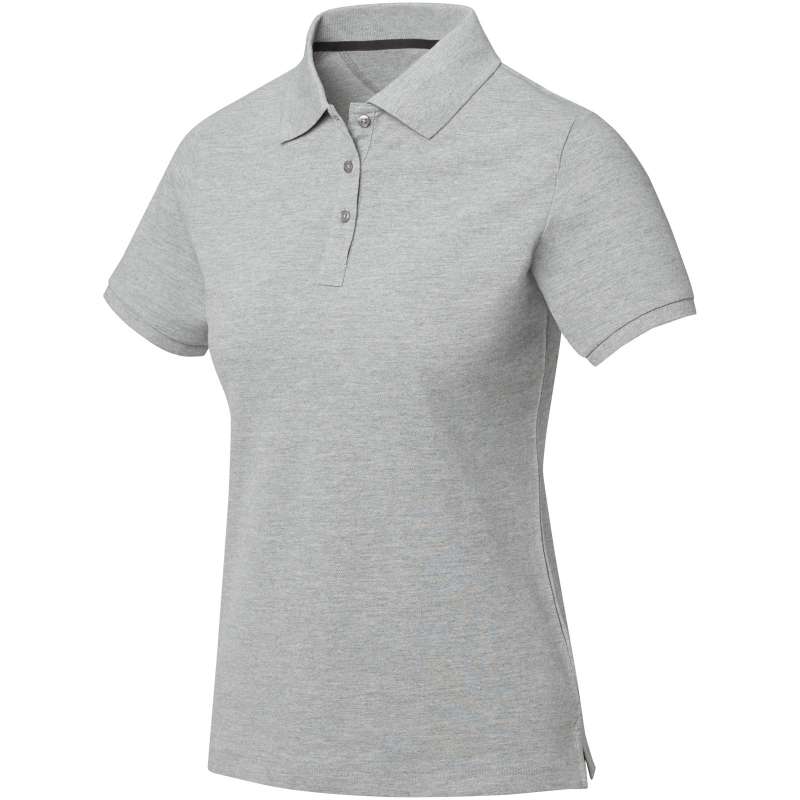 Polo stampata con logo a manica corta da donna - cod. P38081