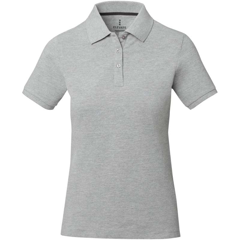 Polo stampata con logo a manica corta da donna - cod. P38081