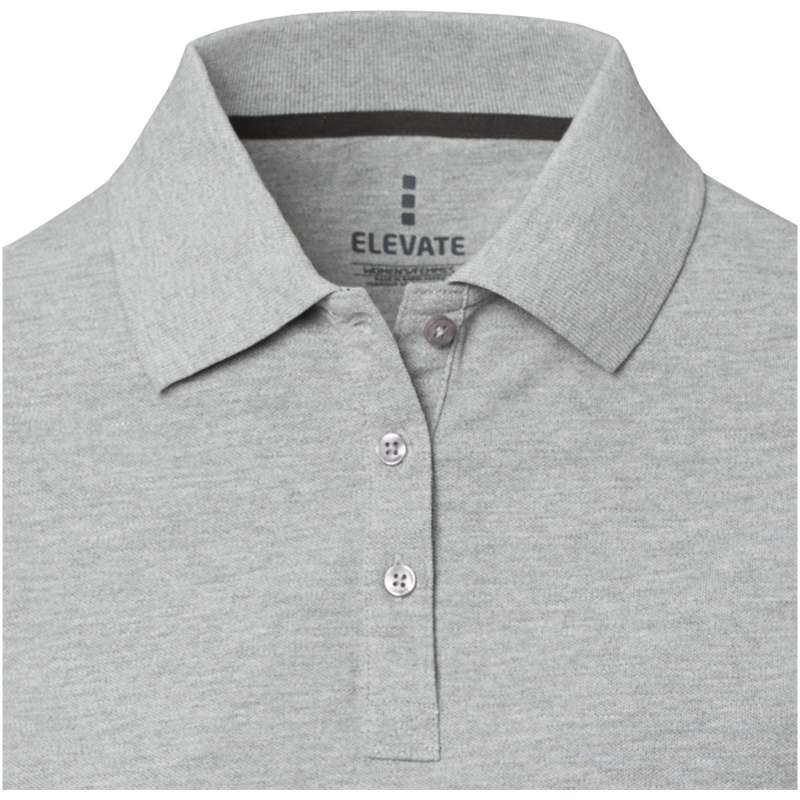 Polo stampata con logo a manica corta da donna - cod. P38081