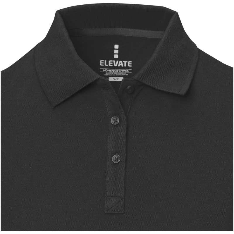 Polo stampata con logo a manica corta da donna - cod. P38081