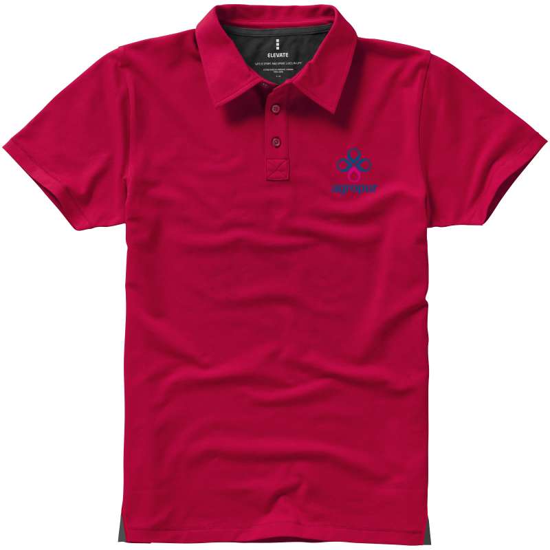 Polo promozionale in tessuto elasticizzato da uomo - cod. P38084