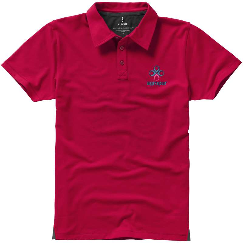 Polo promozionale in tessuto elasticizzato da uomo - cod. P38084