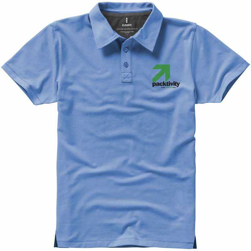 Polo promozionale in tessuto elasticizzato da uomo - cod. P38084