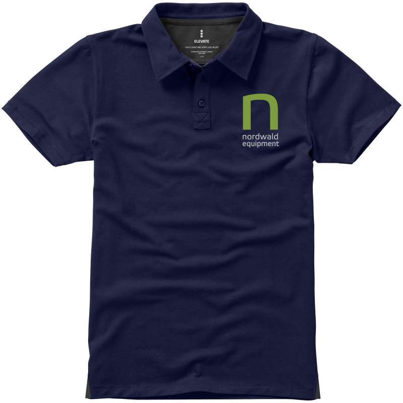 Polo promozionale in tessuto elasticizzato da uomo - cod. P38084