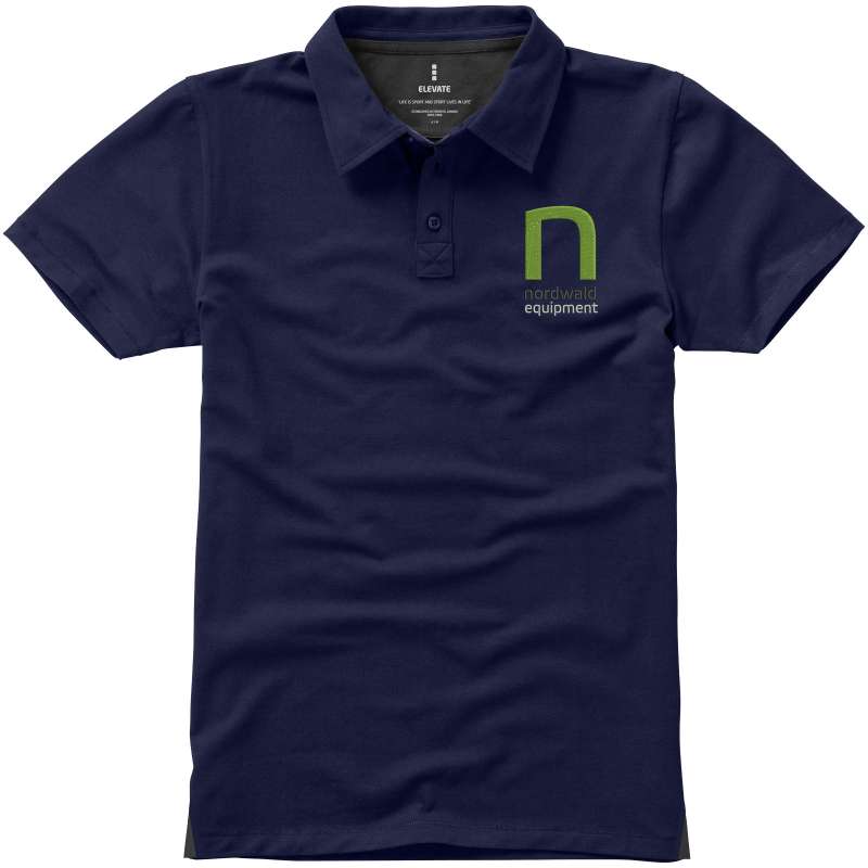 Polo promozionale in tessuto elasticizzato da uomo - cod. P38084