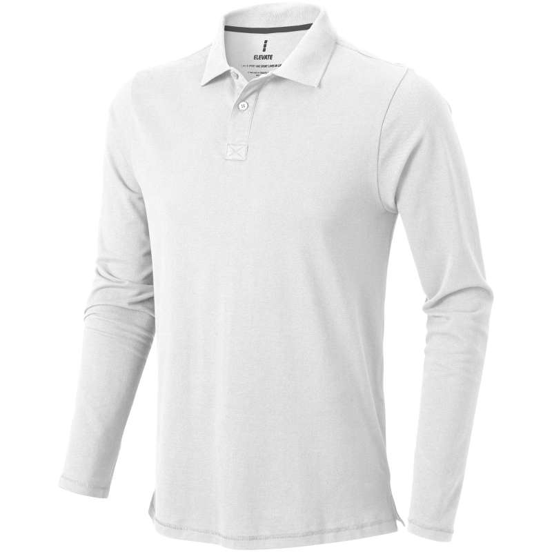 Polo personalizzata a manica lunga da uomo - cod. P38086