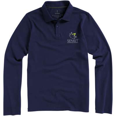 Polo Oakville a manica lunga da uomo - cod. P38086