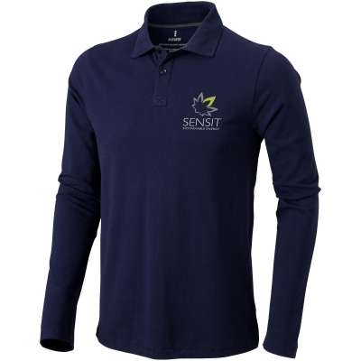 Polo Oakville a manica lunga da uomo - cod. P38086