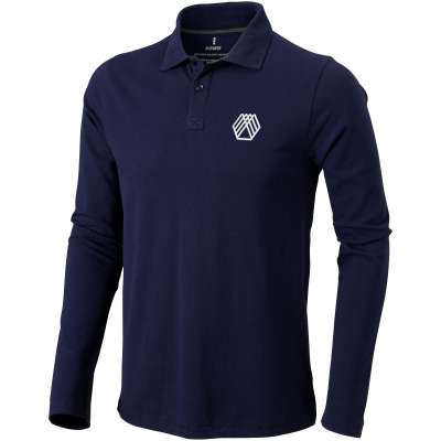 Polo Oakville a manica lunga da uomo - cod. P38086