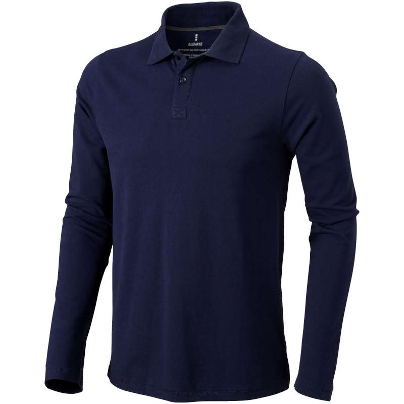 Polo personalizzata a manica lunga da uomo - cod. P38086