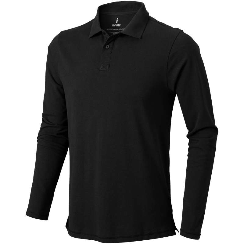 Polo personalizzata a manica lunga da uomo - cod. P38086