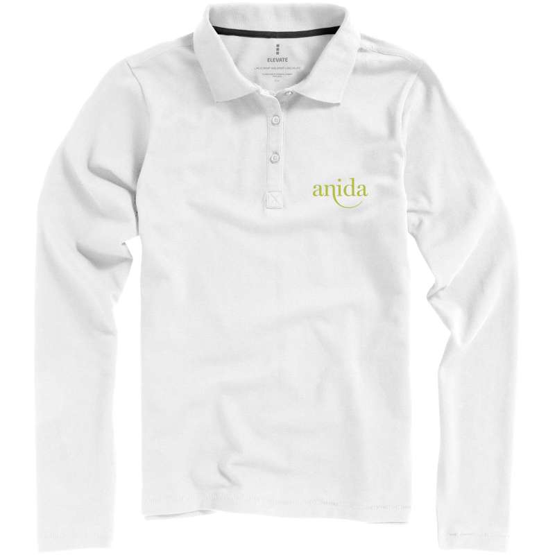 Polo personalizzata a manica lunga da donna - cod. P38087