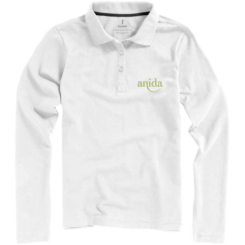 Polo personalizzata a manica lunga da donna - cod. P38087