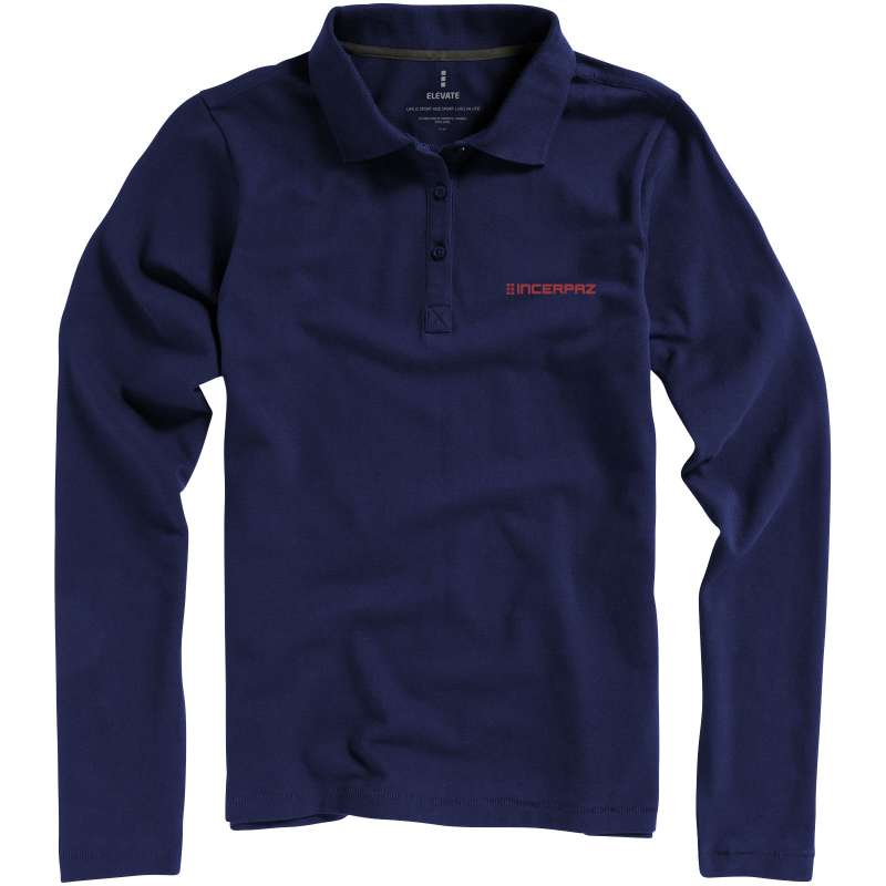 Polo personalizzata a manica lunga da donna - cod. P38087