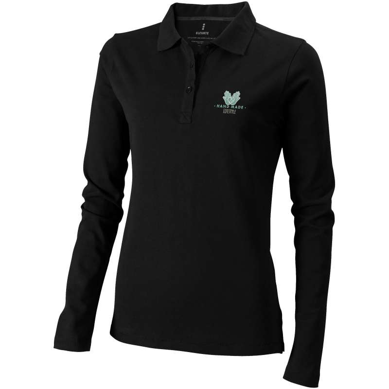 Polo personalizzata a manica lunga da donna - cod. P38087