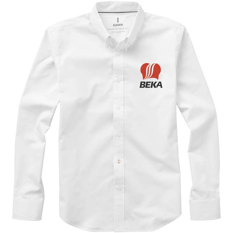 Camicia da stampare con scritte a manica lunga da uomo - cod. P38162