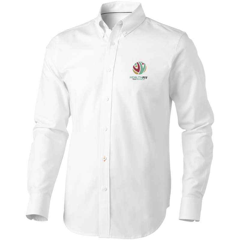 Camicia da stampare con scritte a manica lunga da uomo - cod. P38162