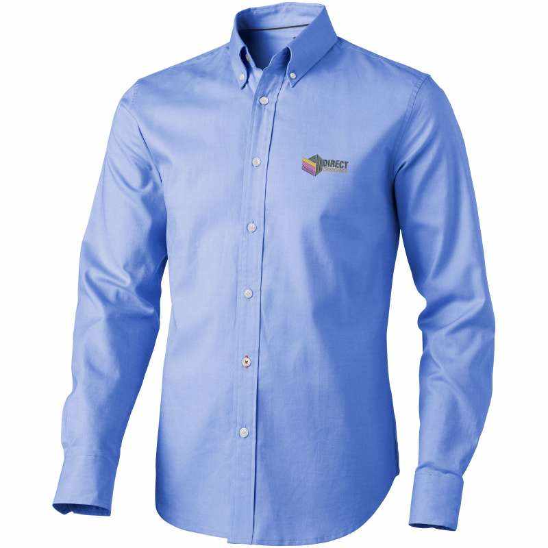 Camicia da stampare con scritte a manica lunga da uomo - cod. P38162