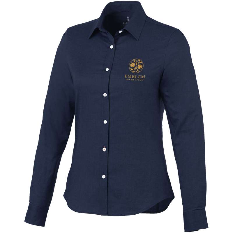 Camicie aziendali personalizzabili con logo a manica lunga da donna - cod. P38163